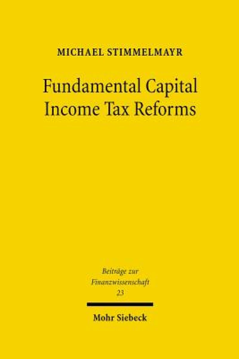 Fundamental Capital Income Tax Reforms
