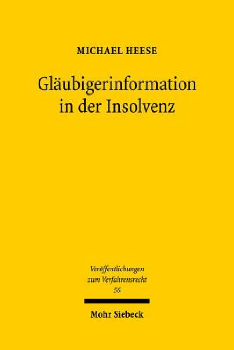 Glaubigerinformation in der Insolvenz