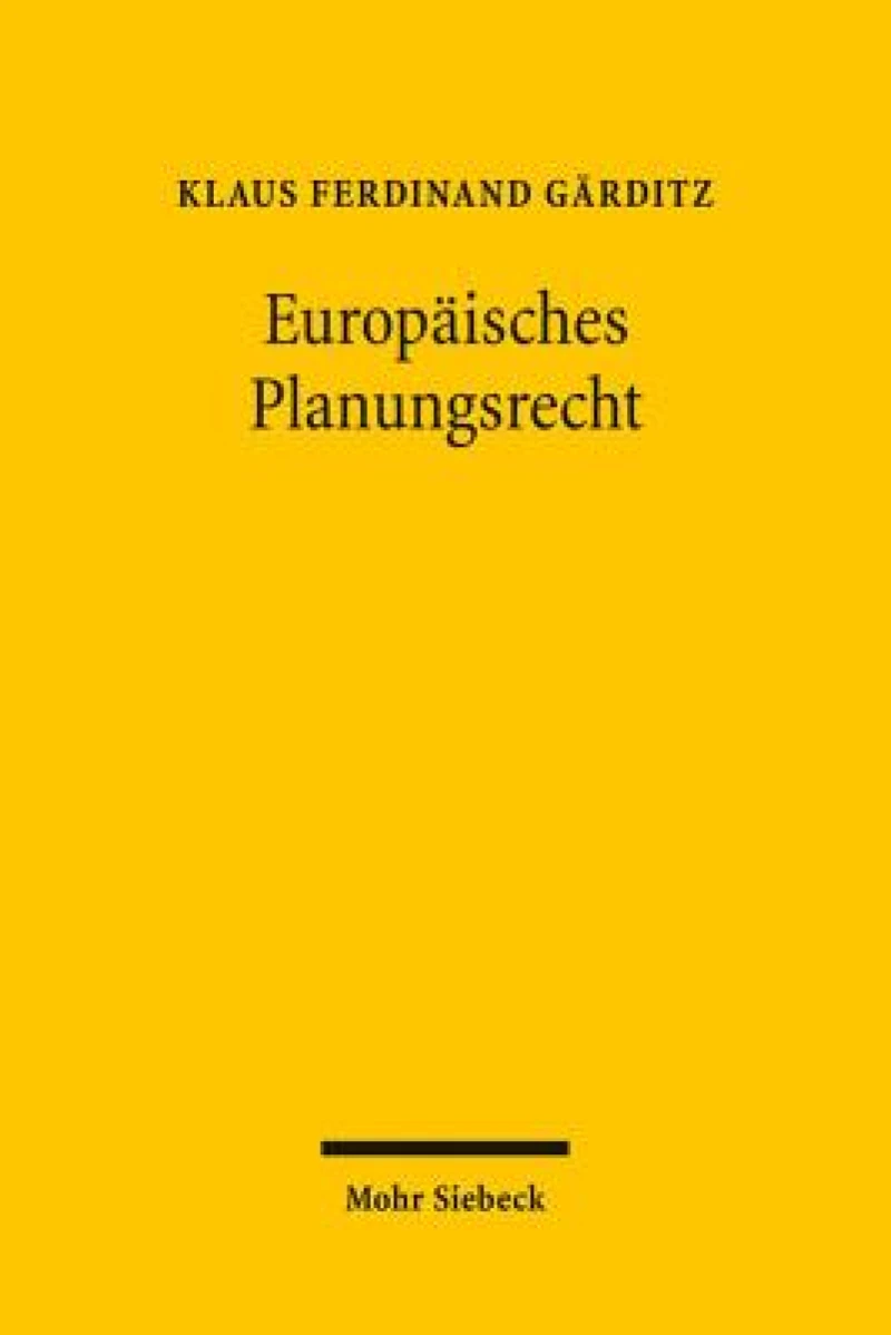 Europaisches Planungsrecht