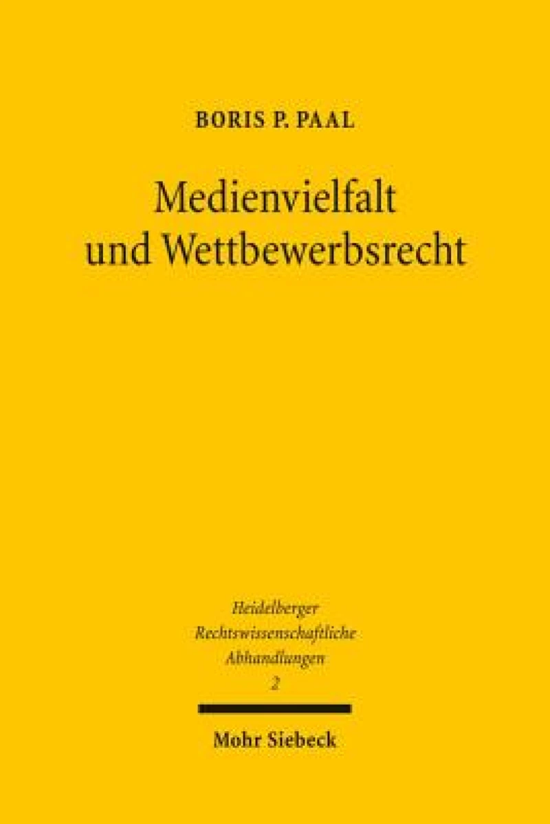 Medienvielfalt und Wettbewerbsrecht