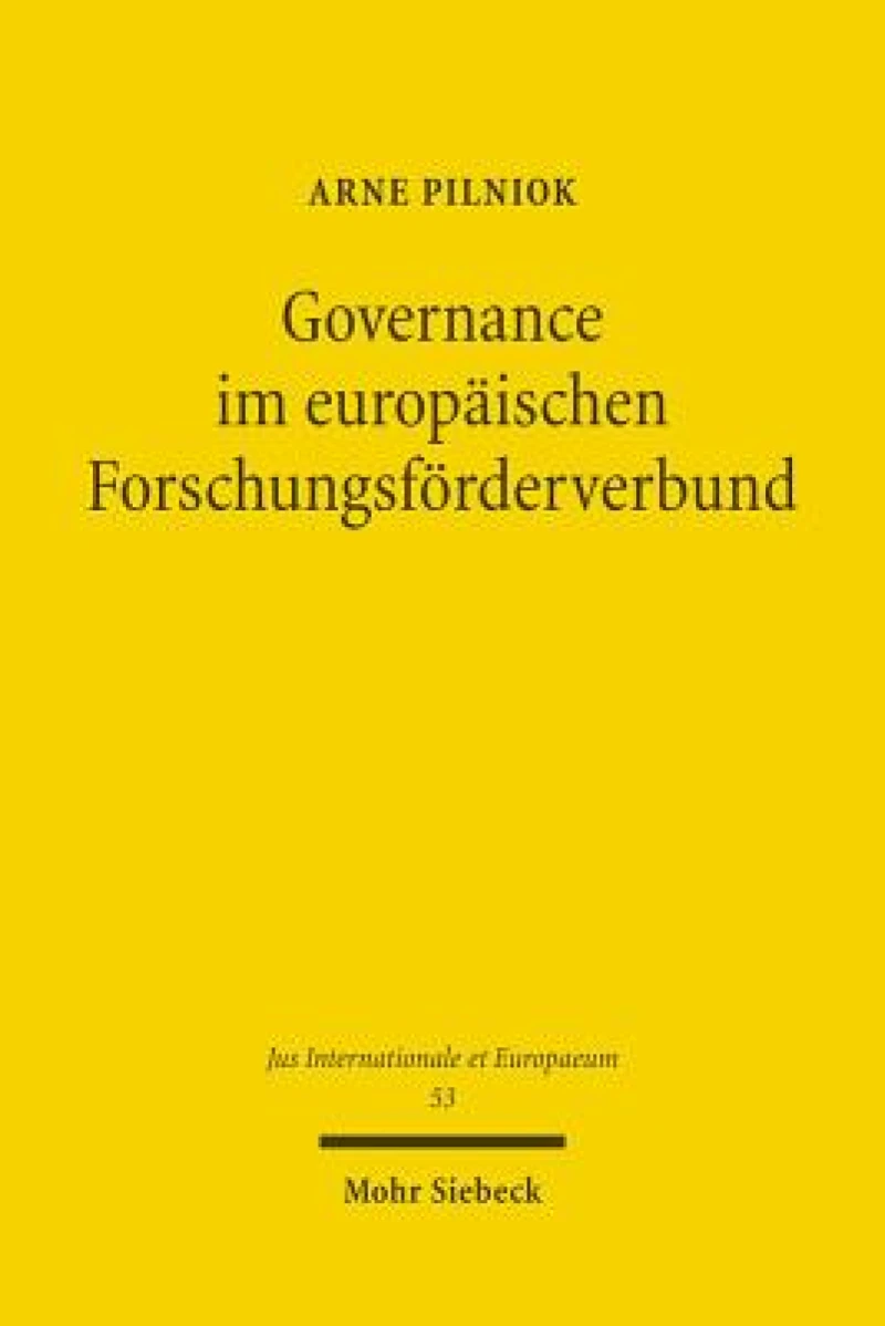 Governance im europaischen Forschungsforderverbund