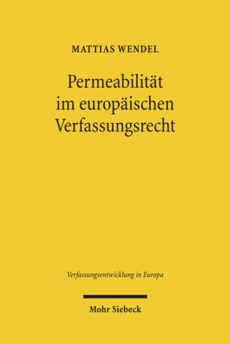 Permeabilitat im europaischen Verfassungsrecht