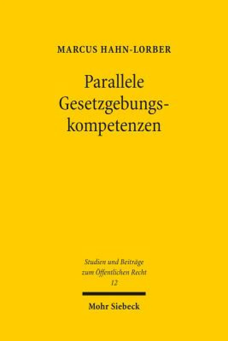 Parallele Gesetzgebungskompetenzen