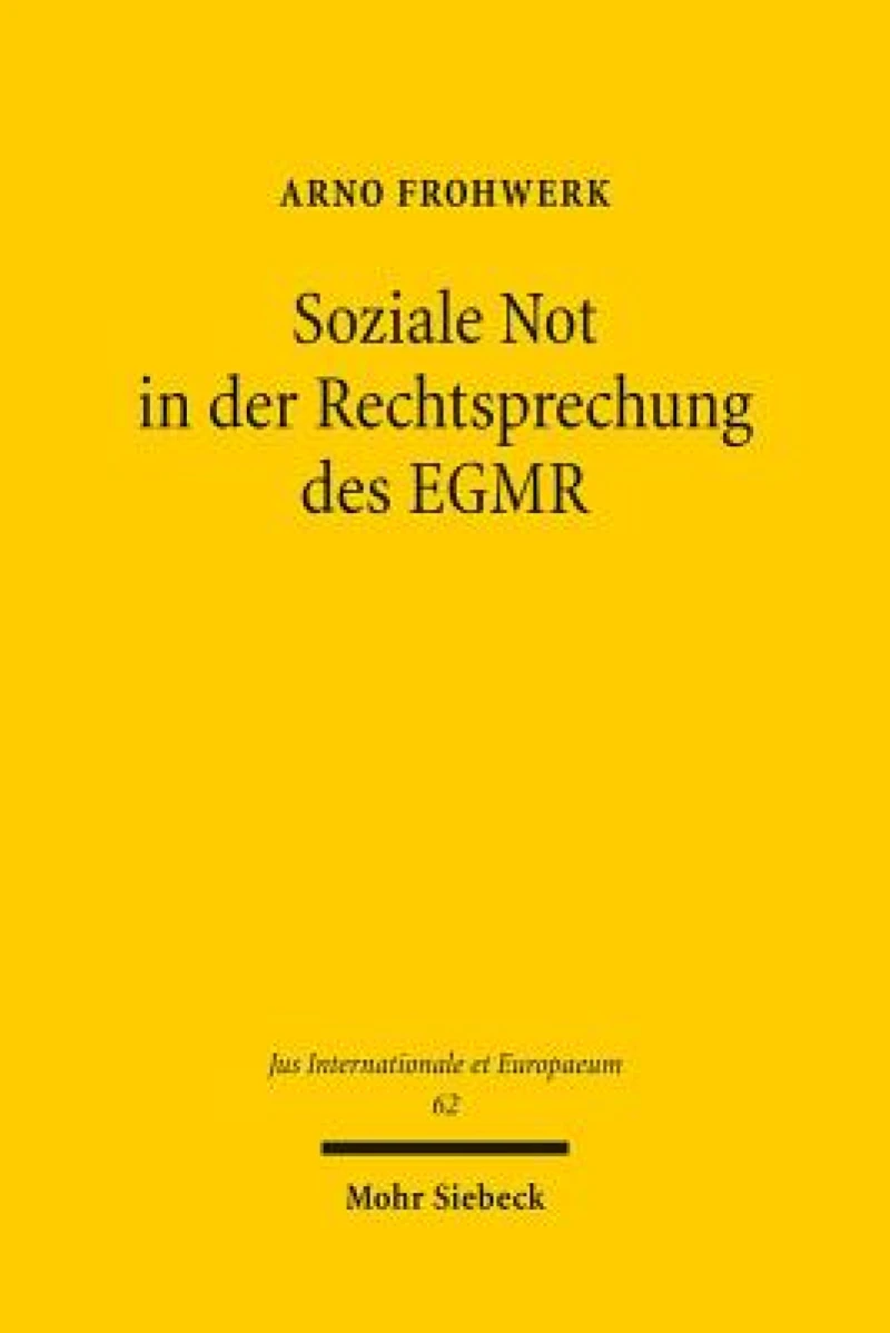 Soziale Not in der Rechtsprechung des EGMR