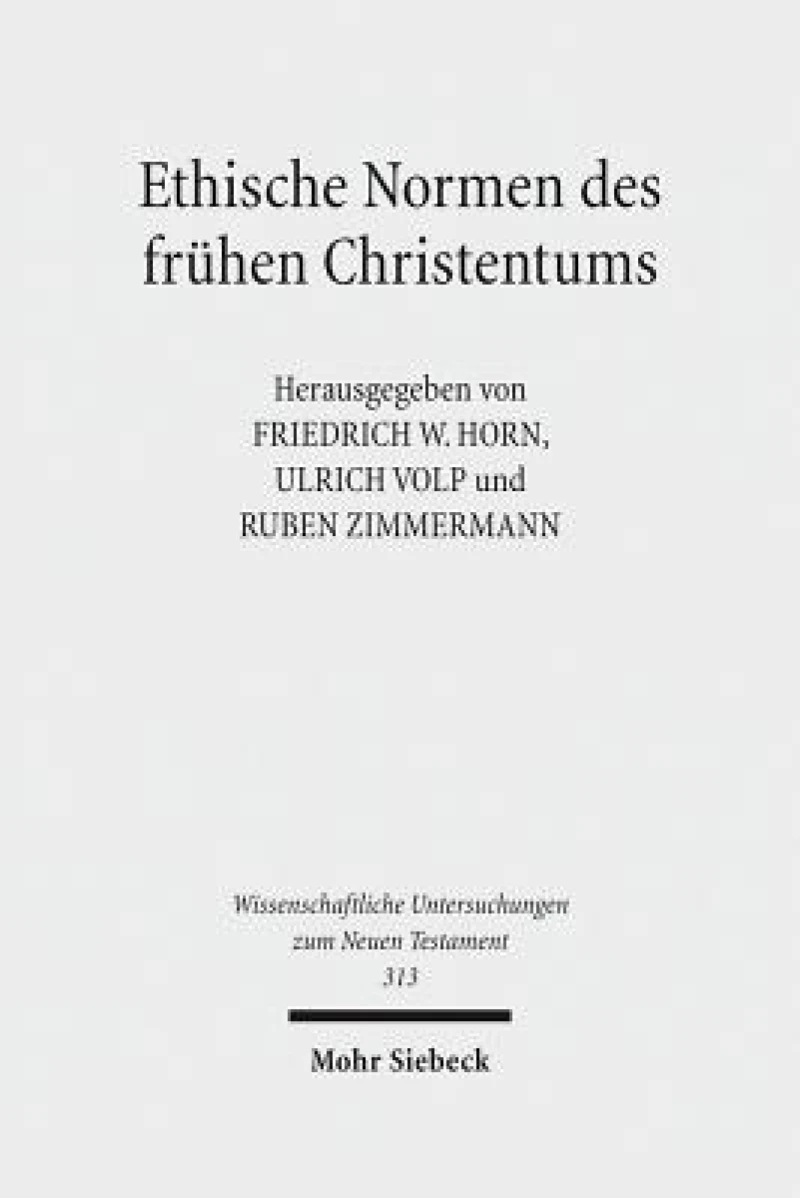 Ethische Normen des fruhen Christentums