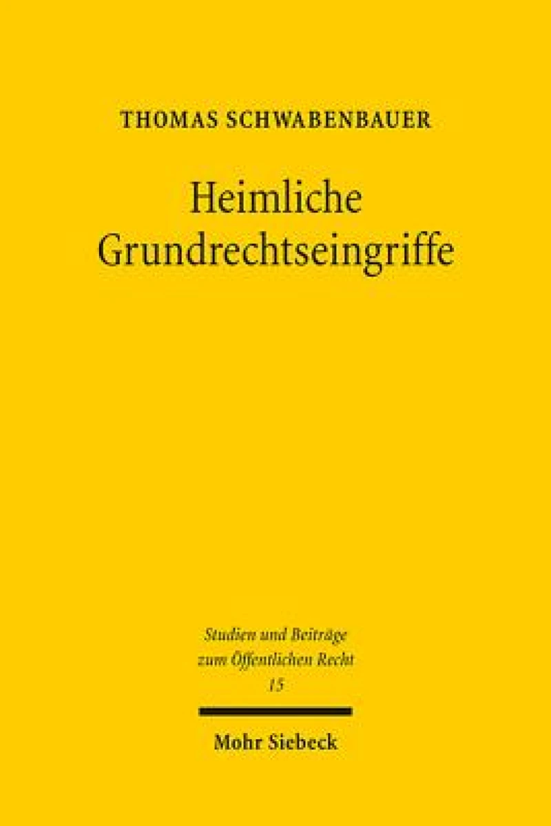 Heimliche Grundrechtseingriffe