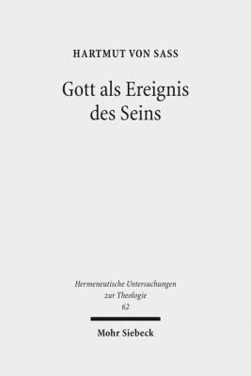 Gott als Ereignis des Seins