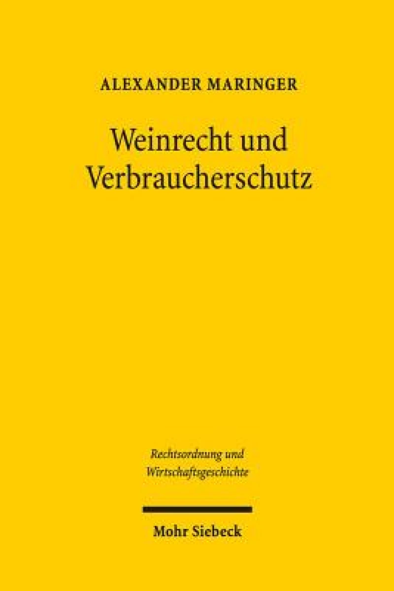 Weinrecht und Verbraucherschutz