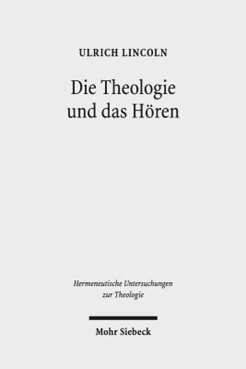 Die Theologie und das Horen