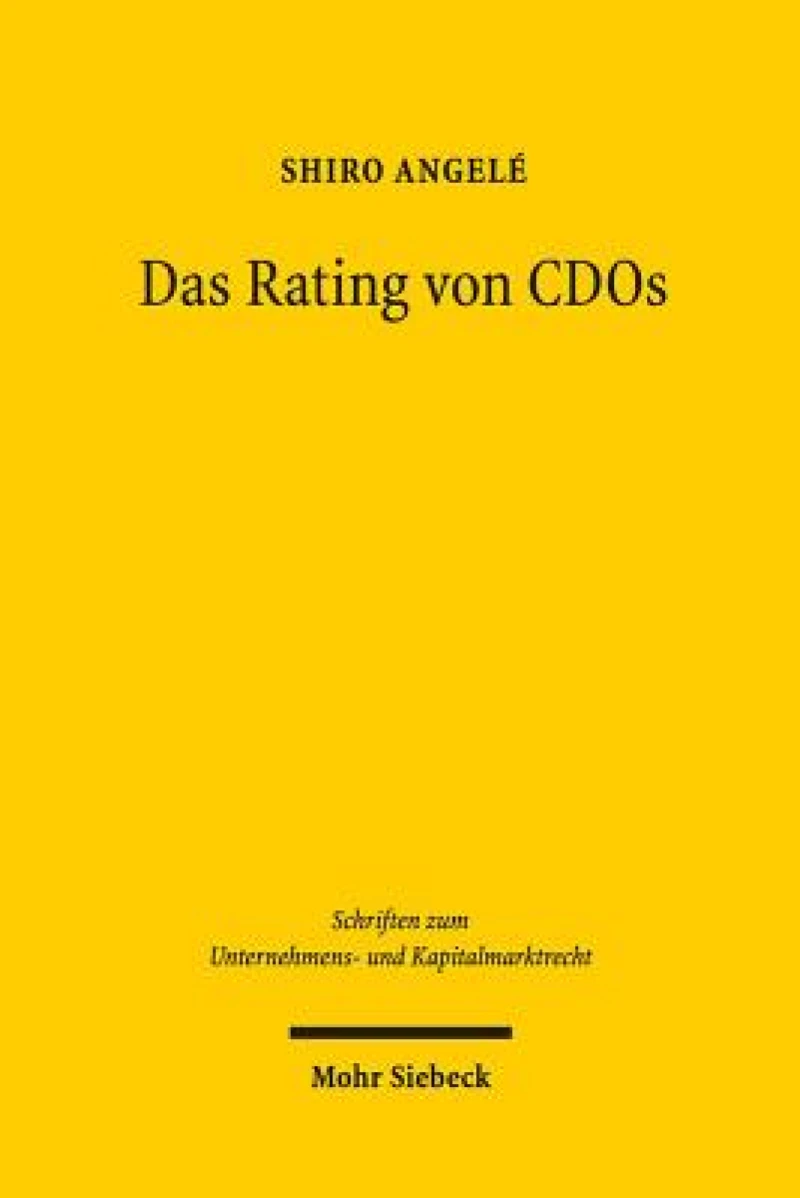 Das Rating von CDOs