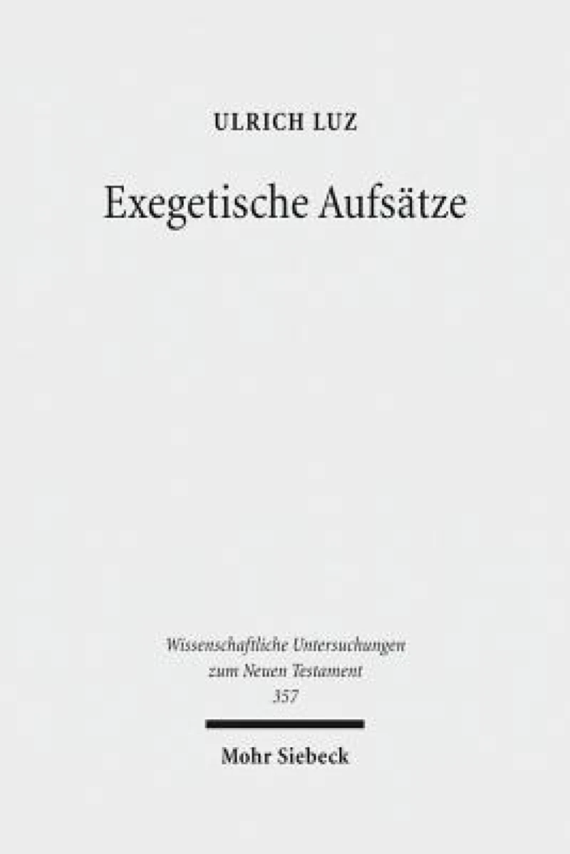 Exegetische Aufsatze