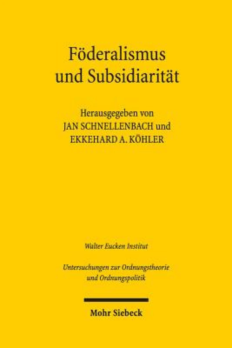 Foderalismus und Subsidiaritat