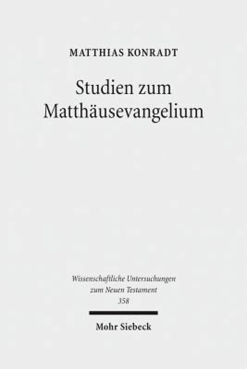Studien zum Matthausevangelium