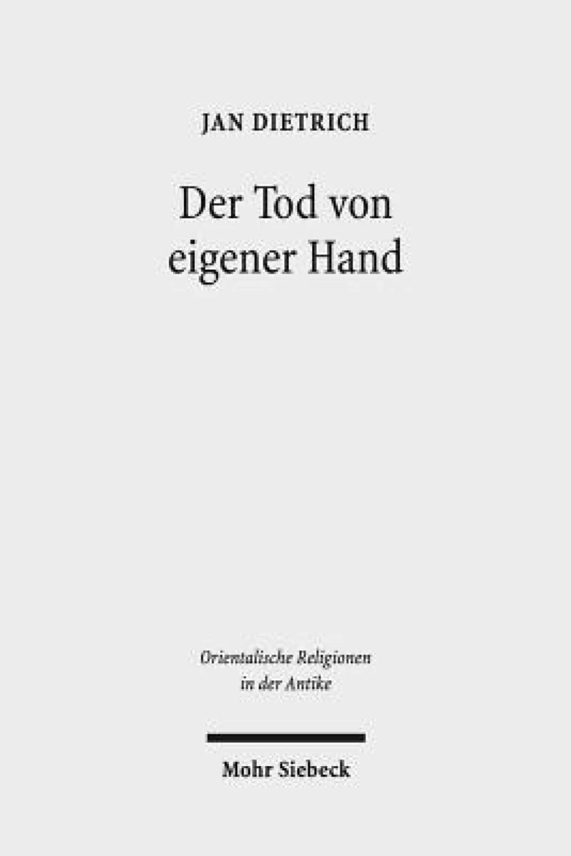 Der Tod von eigener Hand