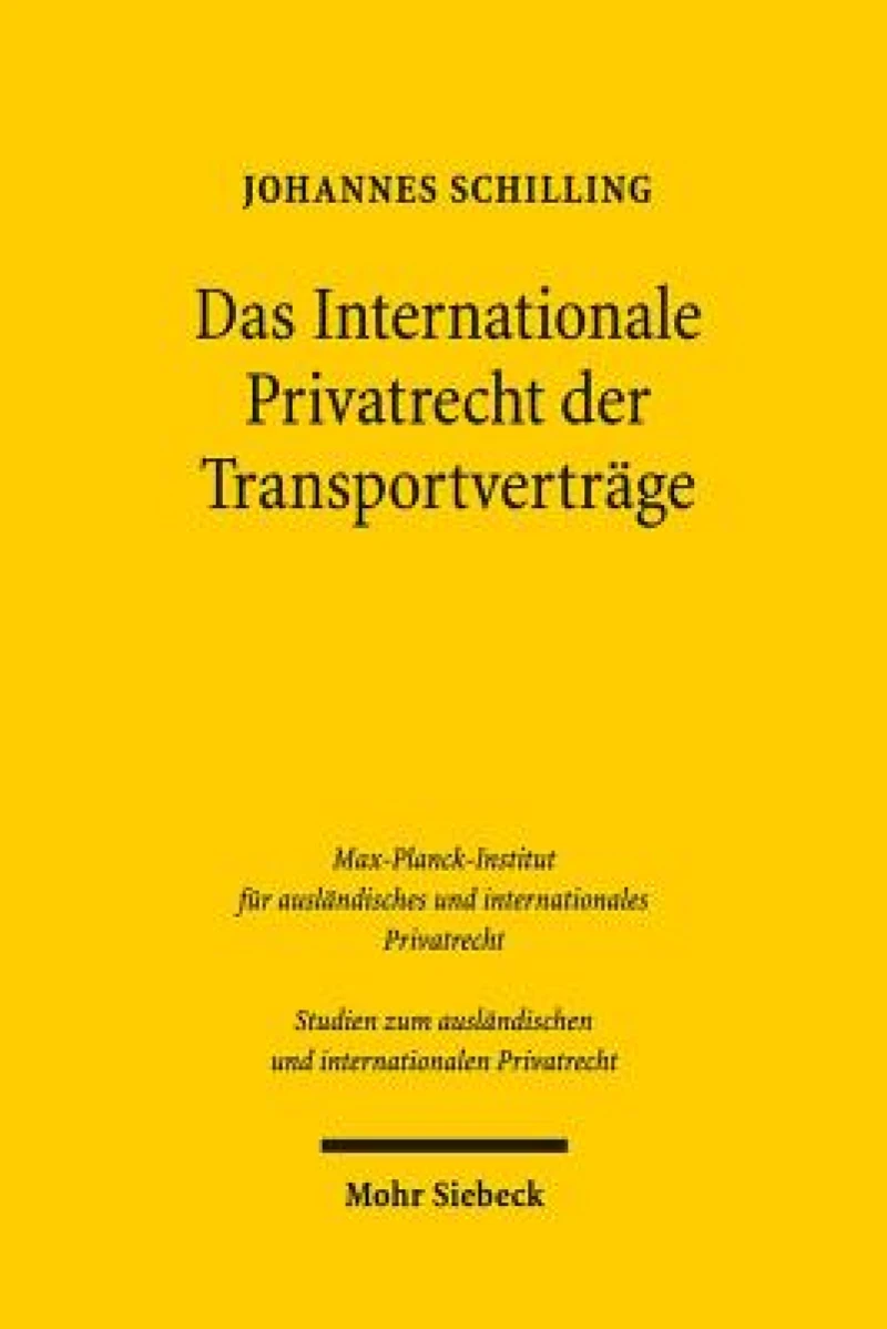 Das Internationale Privatrecht der Transportvertrage