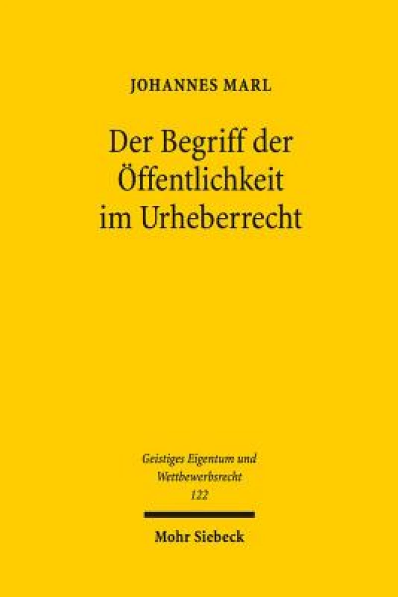 Der Begriff der Offentlichkeit im Urheberrecht