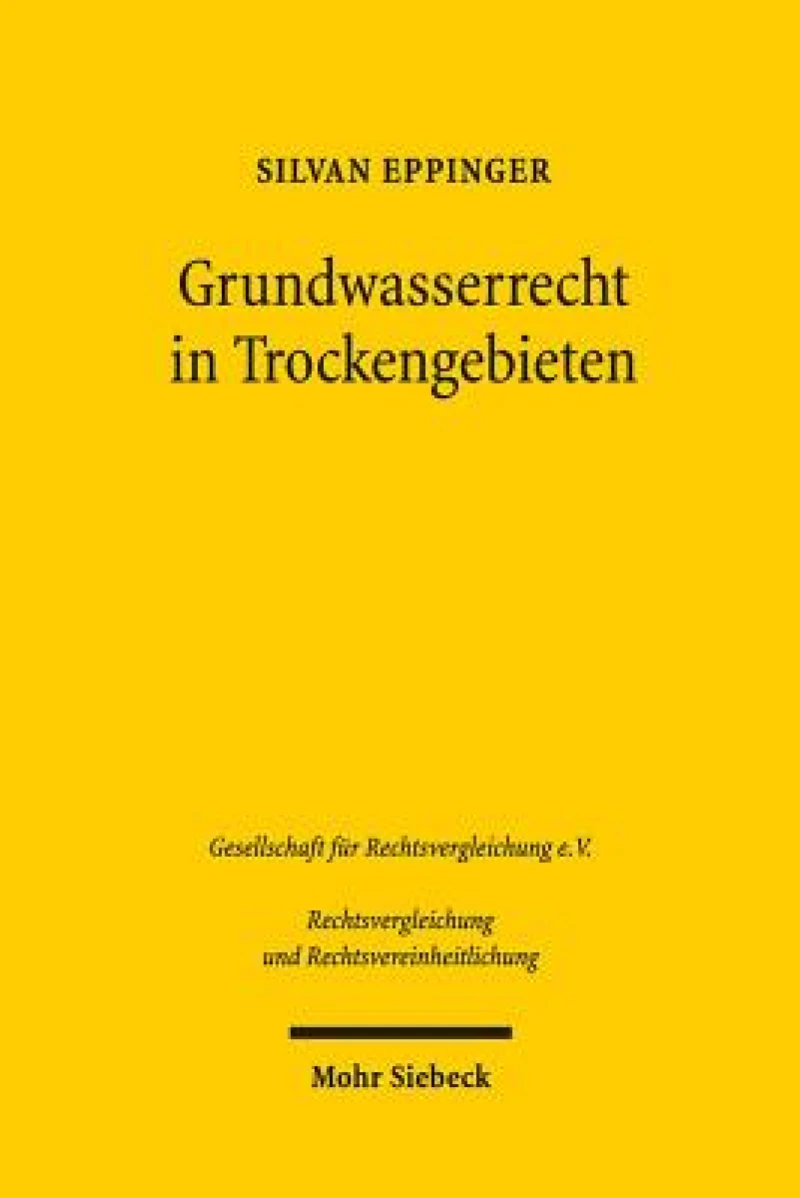 Grundwasserrecht in Trockengebieten