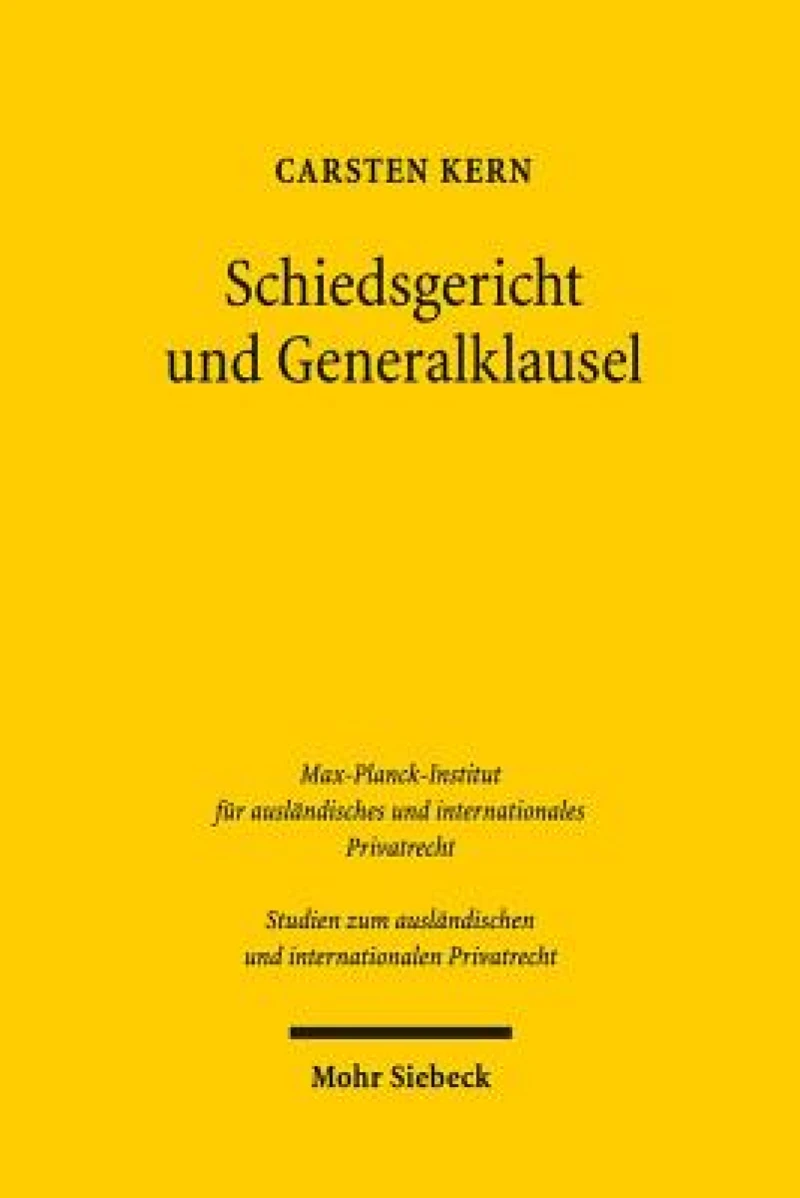 Schiedsgericht und Generalklausel