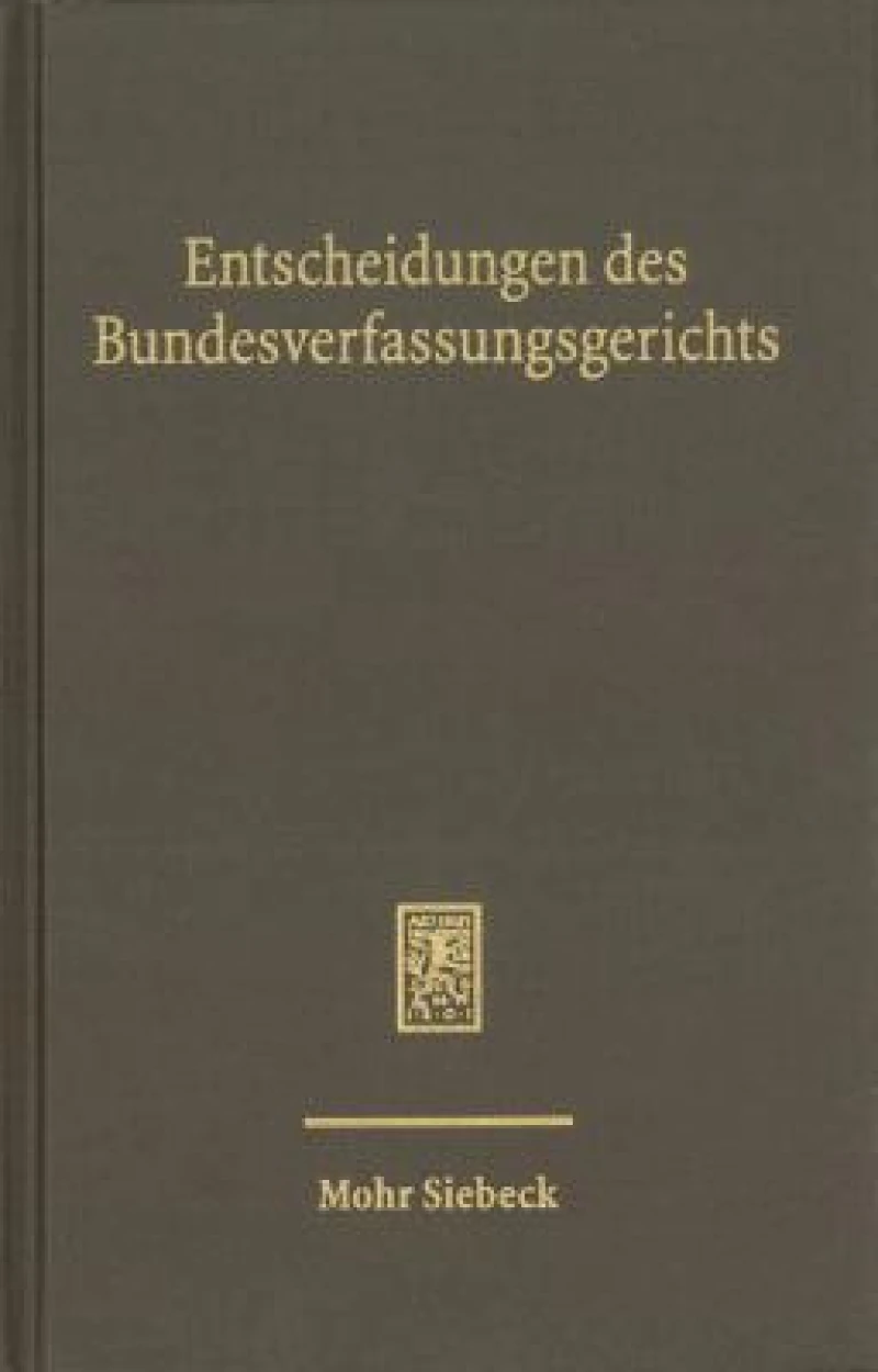 Entscheidungen des Bundesverfassungsgerichts (BVerfGE)