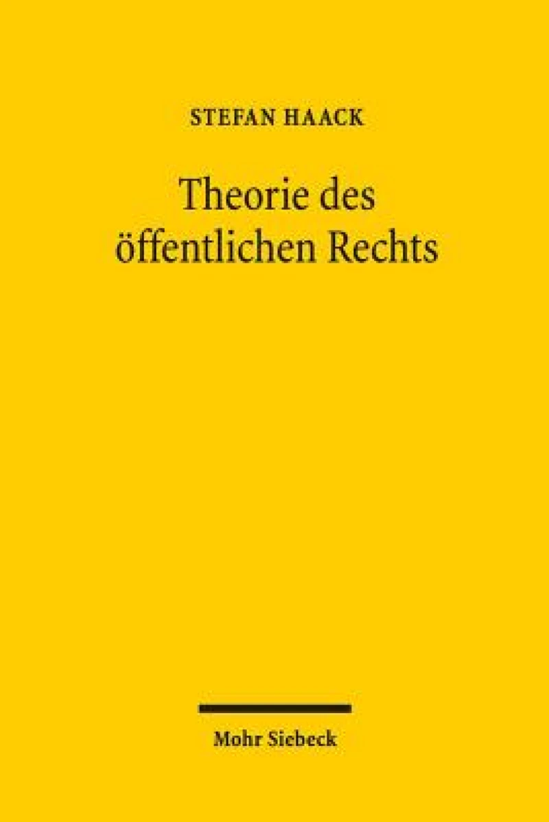 Theorie des offentlichen Rechts