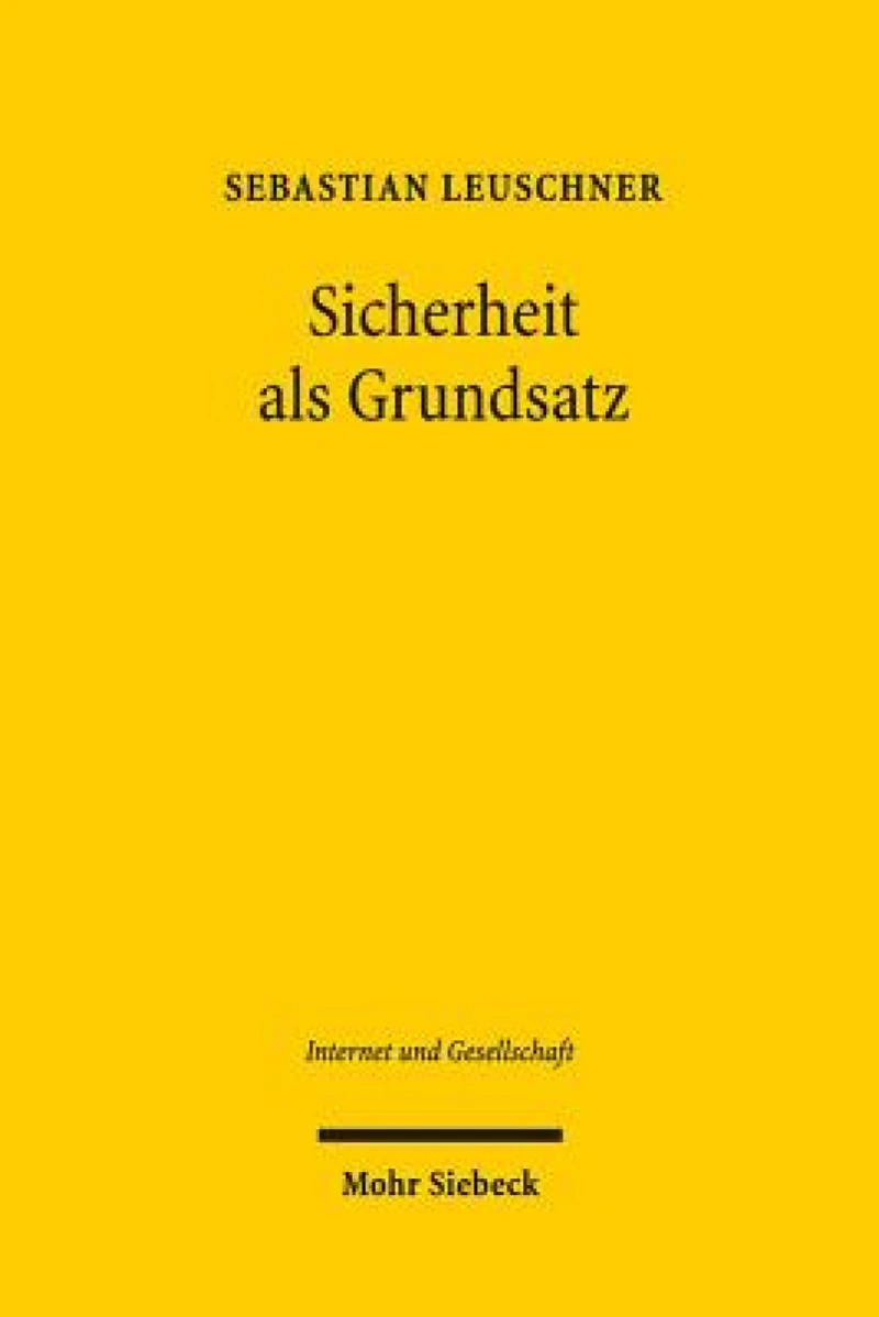 Sicherheit als Grundsatz