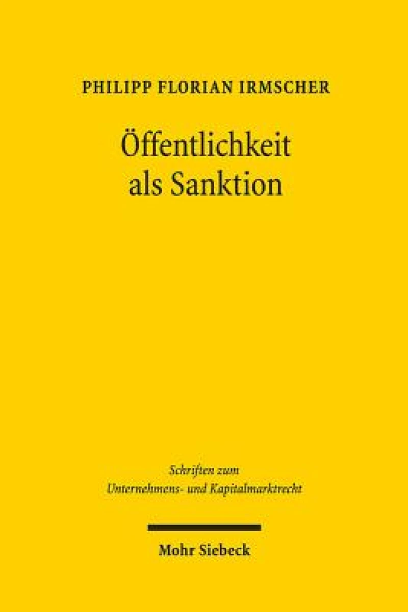Offentlichkeit als Sanktion