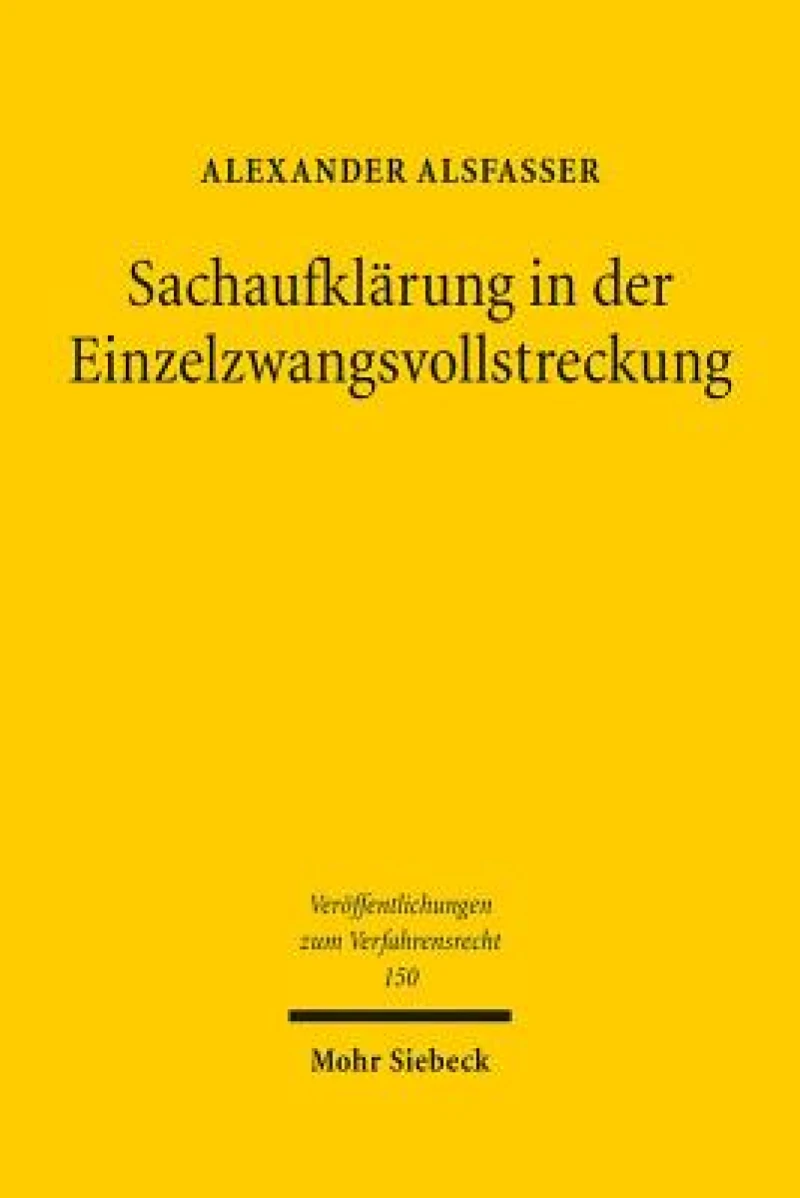 Sachaufklarung in der Einzelzwangsvollstreckung
