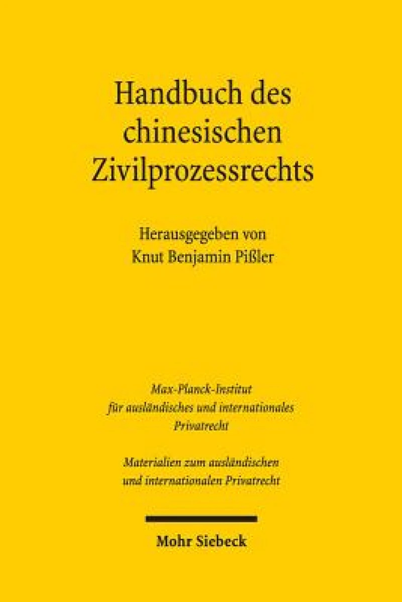 Handbuch des chinesischen Zivilprozessrechts