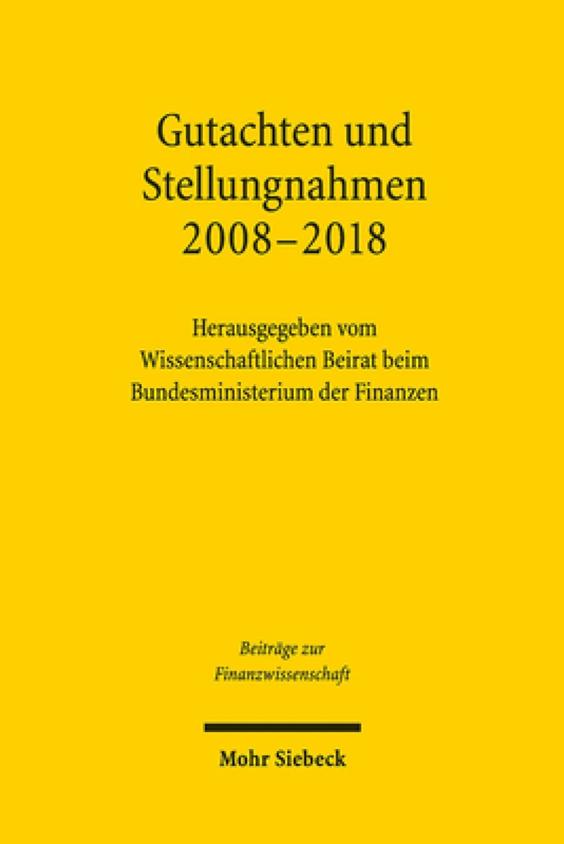 Gutachten und Stellungnahmen 2008-2018