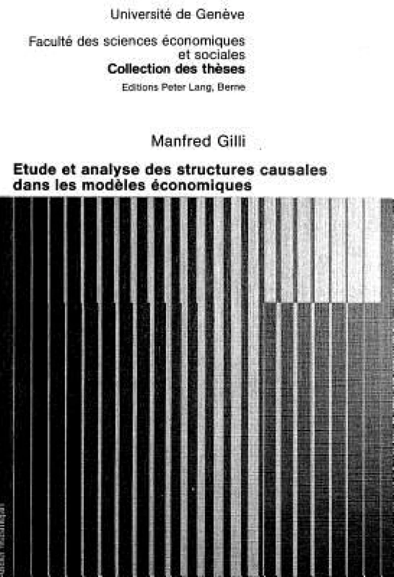 Etude et analyse des structures causales dans les modeles economiques
