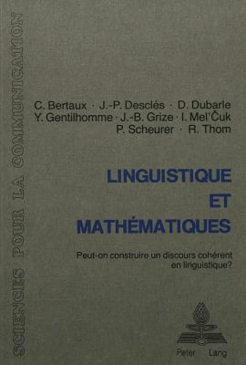 Linguistique et mathematiques