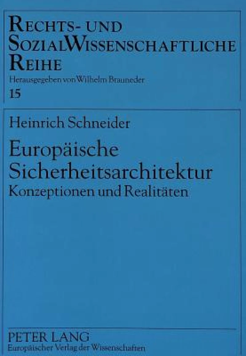 Europaeische Sicherheitsarchitektur