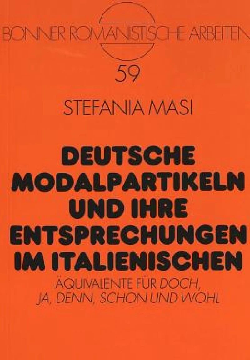 Deutsche Modalpartikeln und ihre Entsprechungen im Italienischen