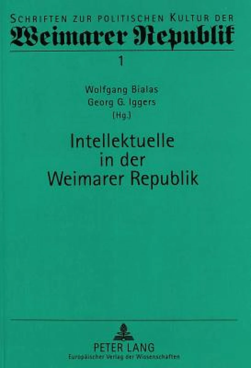 Intellektuelle in der Weimarer Republik