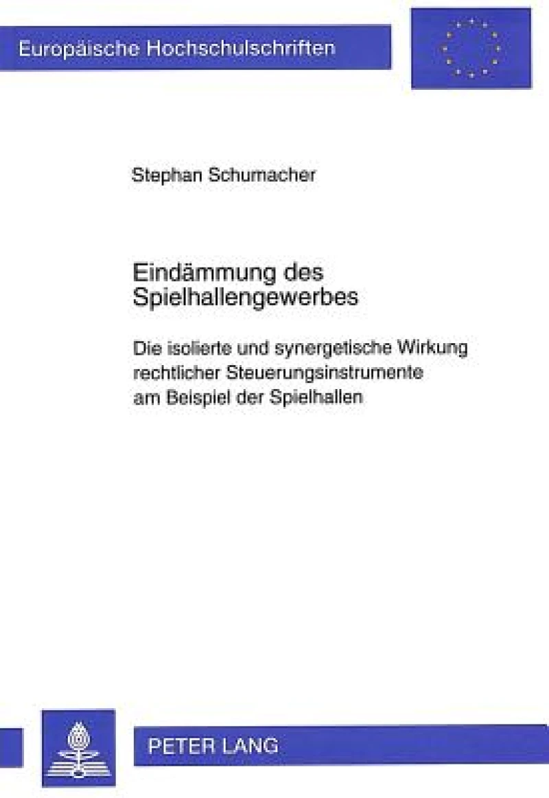 Eindaemmung des Spielhallengewerbes