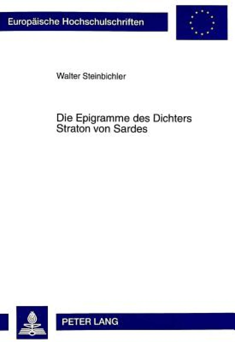 Die Epigramme des Dichters Straton von Sardes