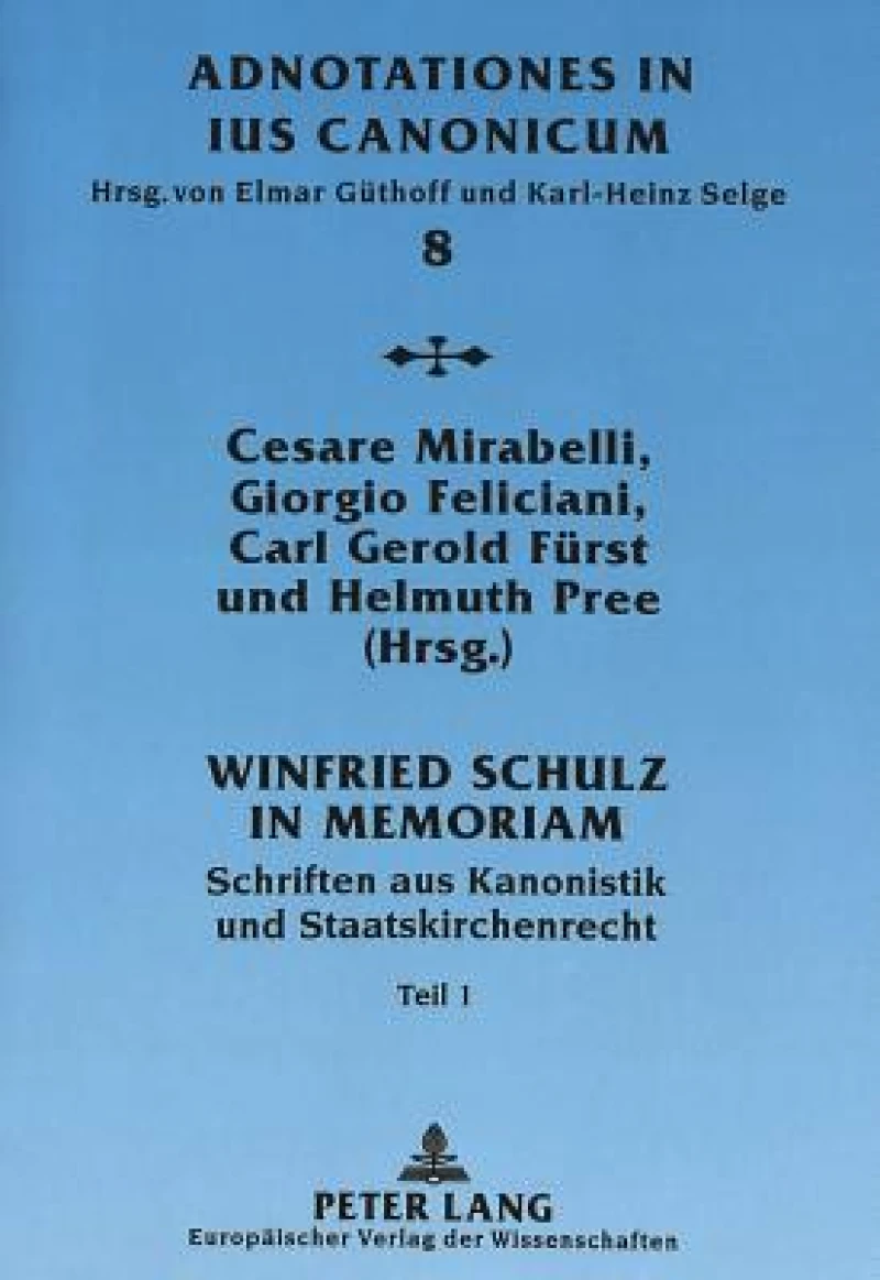 Winfried Schulz in memoriam