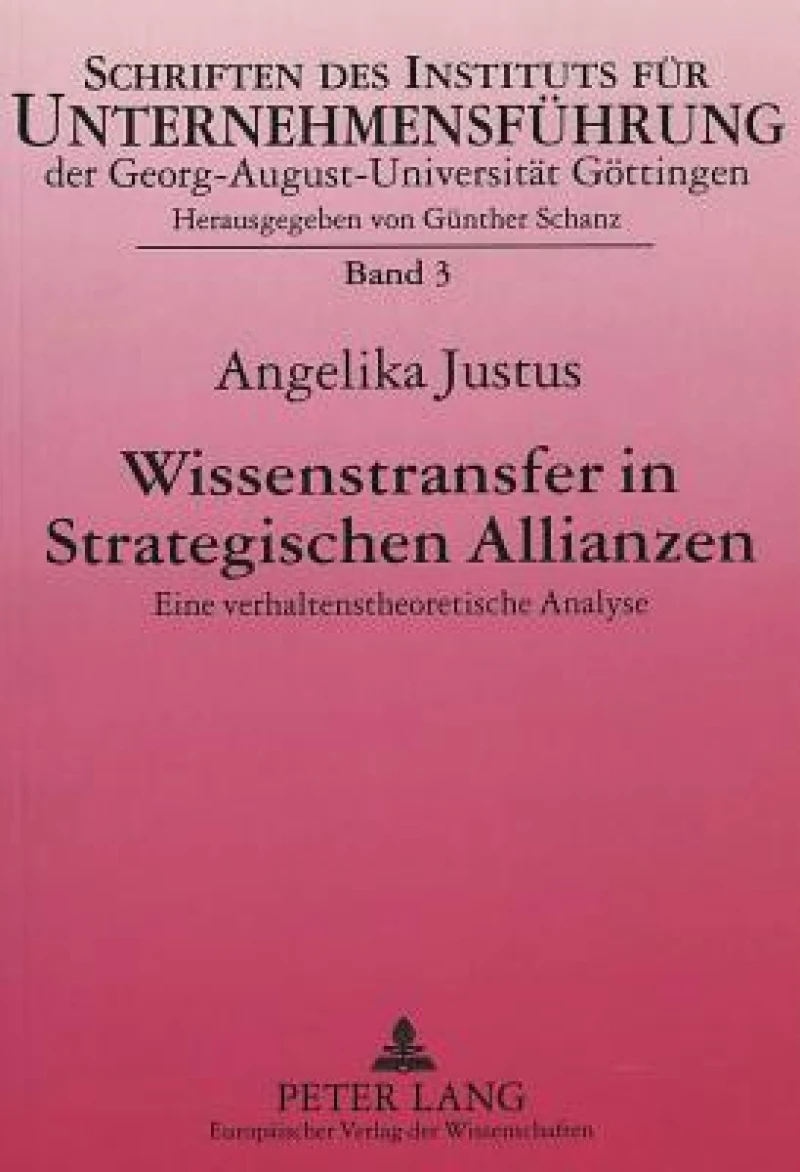 Wissenstransfer in Strategischen Allianzen