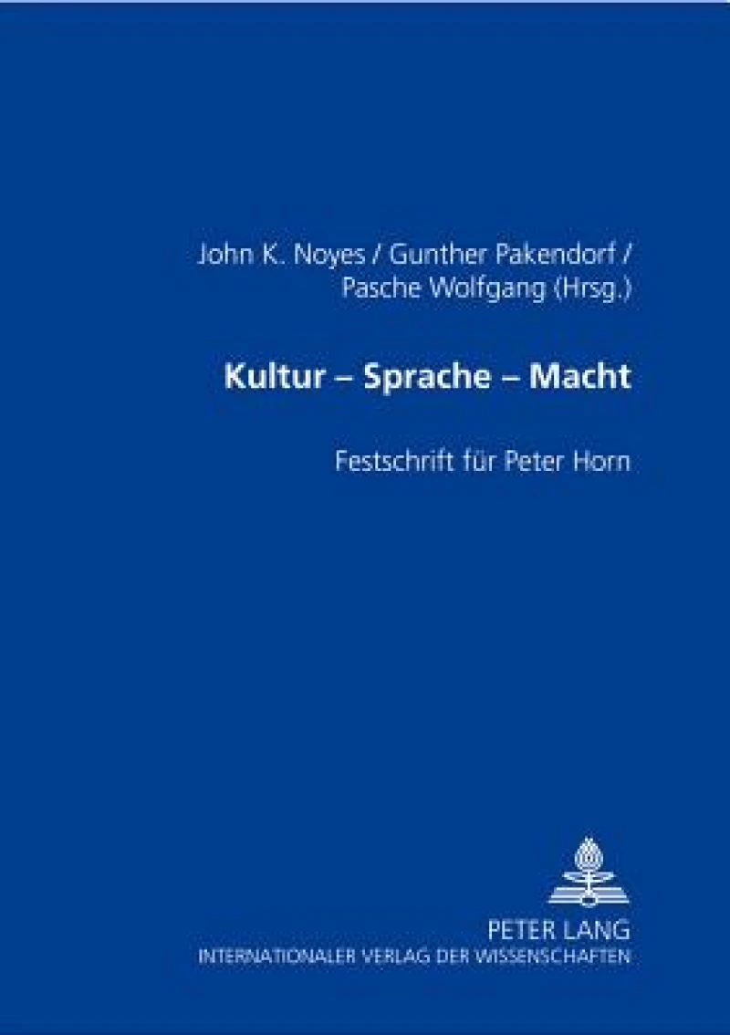 Kultur - Sprache - Macht