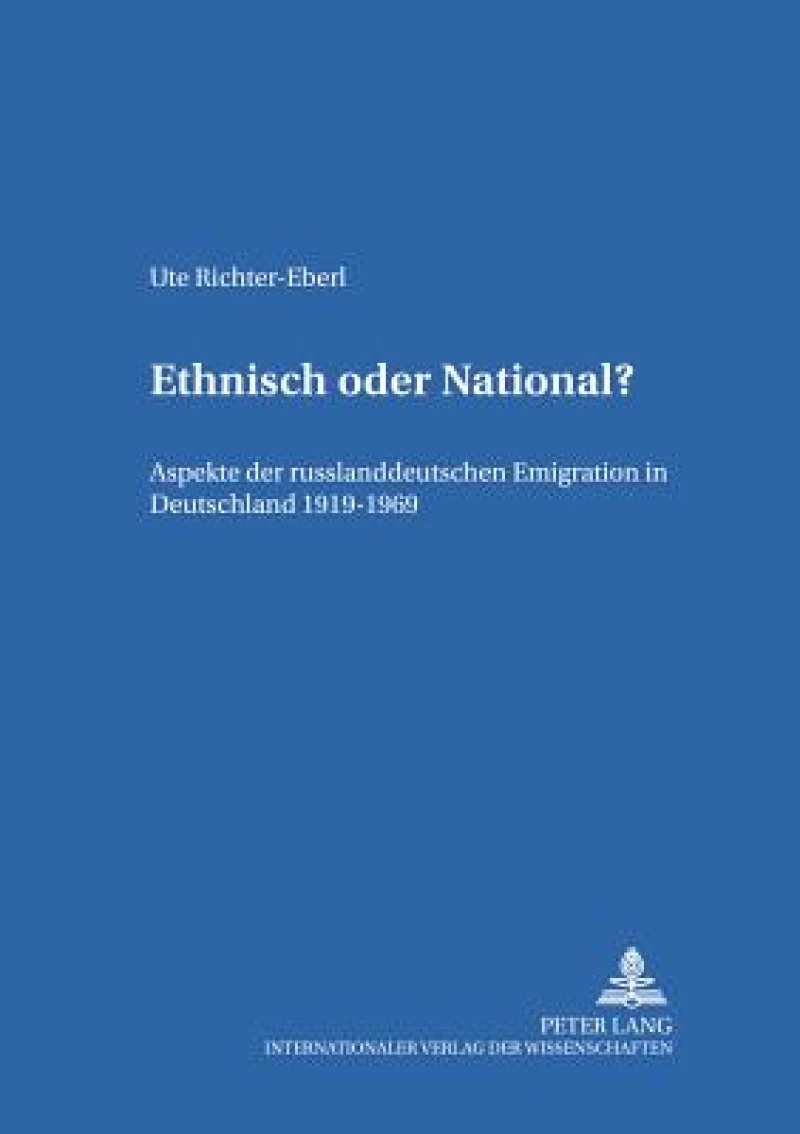 Ethnisch oder National?