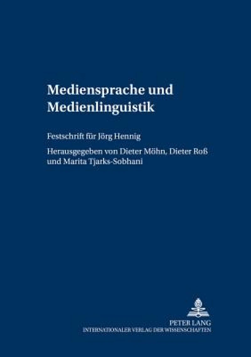 Mediensprache Und Medienlinguistik