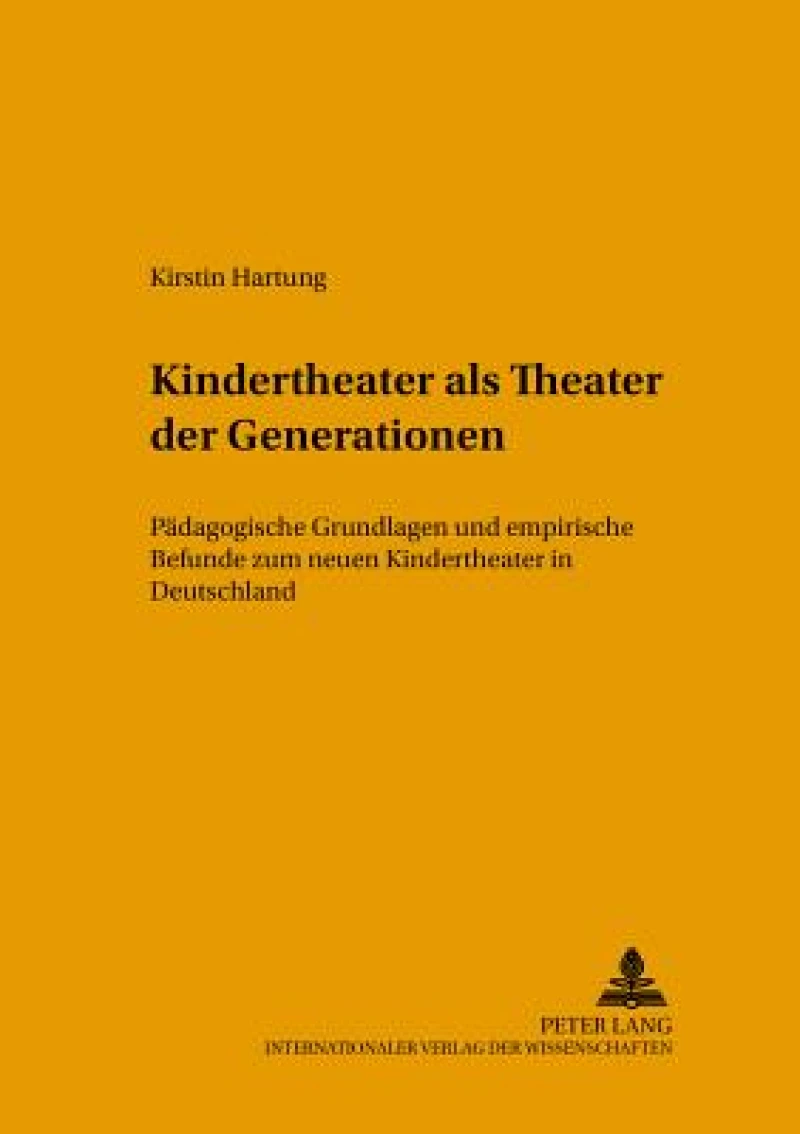 Kindertheater ALS «Theater Der Generationen»