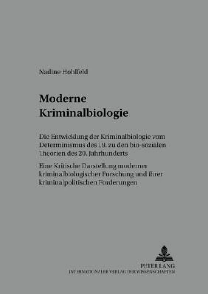 Moderne Kriminalbiologie