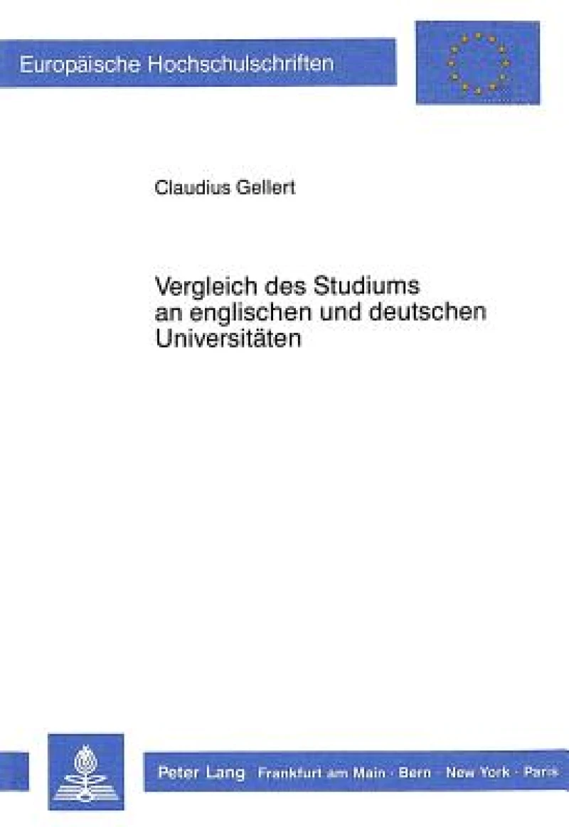 Vergleich des Studiums an englischen und deutschen Universitaeten