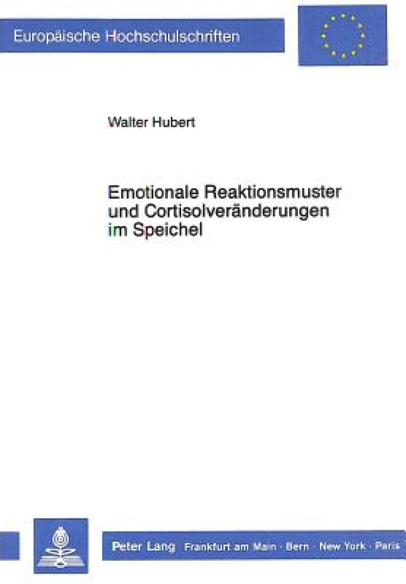 Emotionale Reaktionsmuster und Cortisolveraenderungen im Speichel