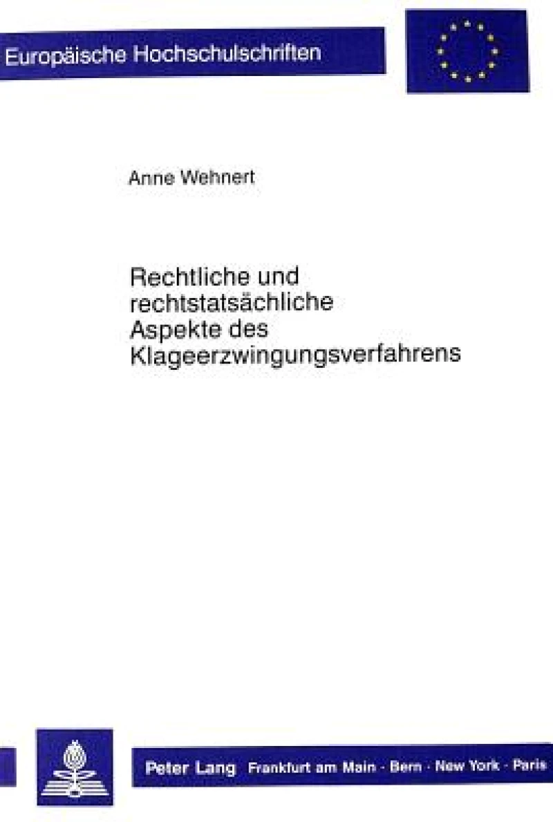 Rechtliche und rechtstatsaechliche Aspekte des Klageerzwingungsverfahrens
