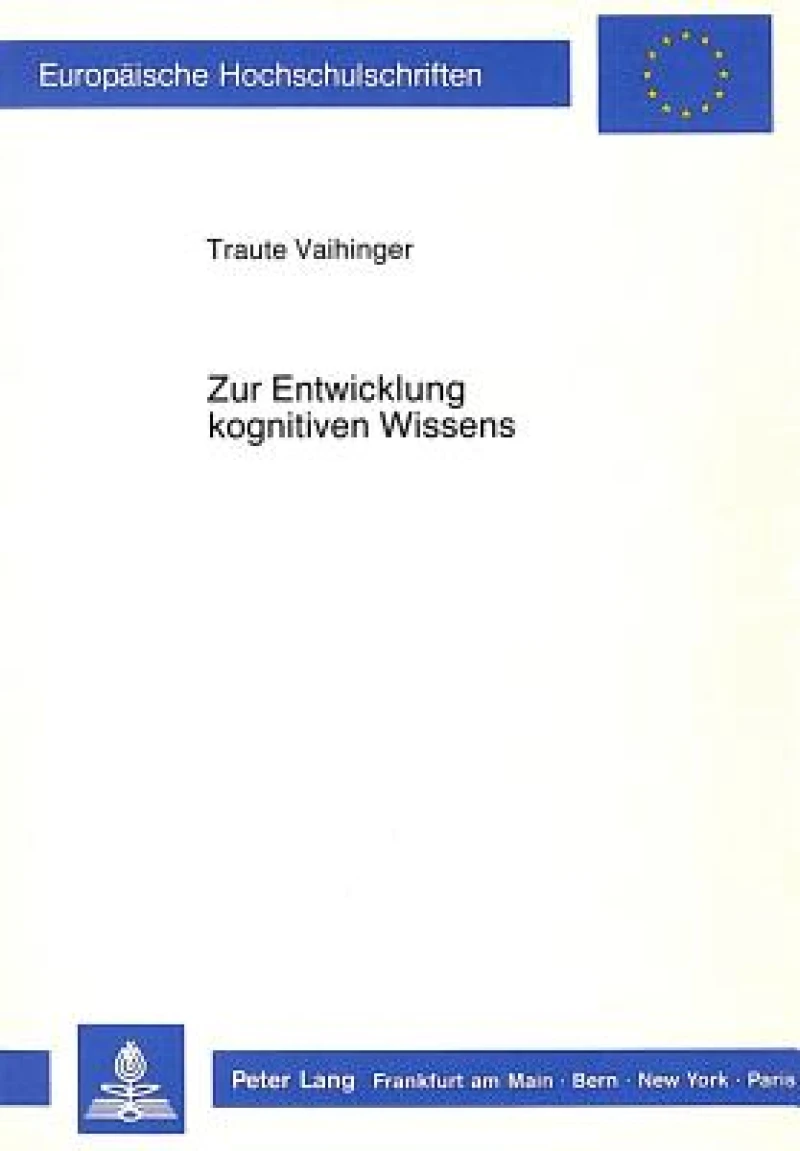 Zur Entwicklung kognitiven Wissens