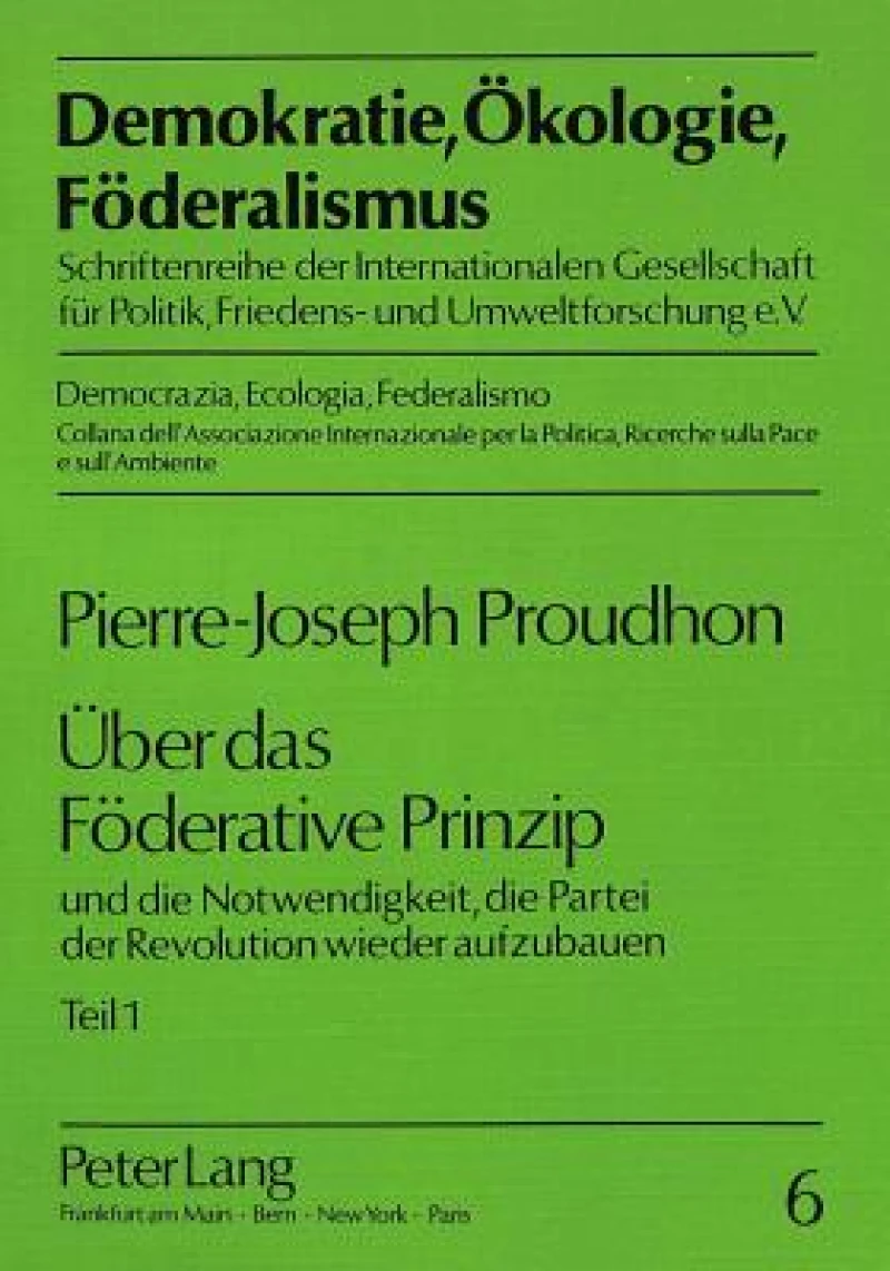 Ueber das Foederative Prinzip