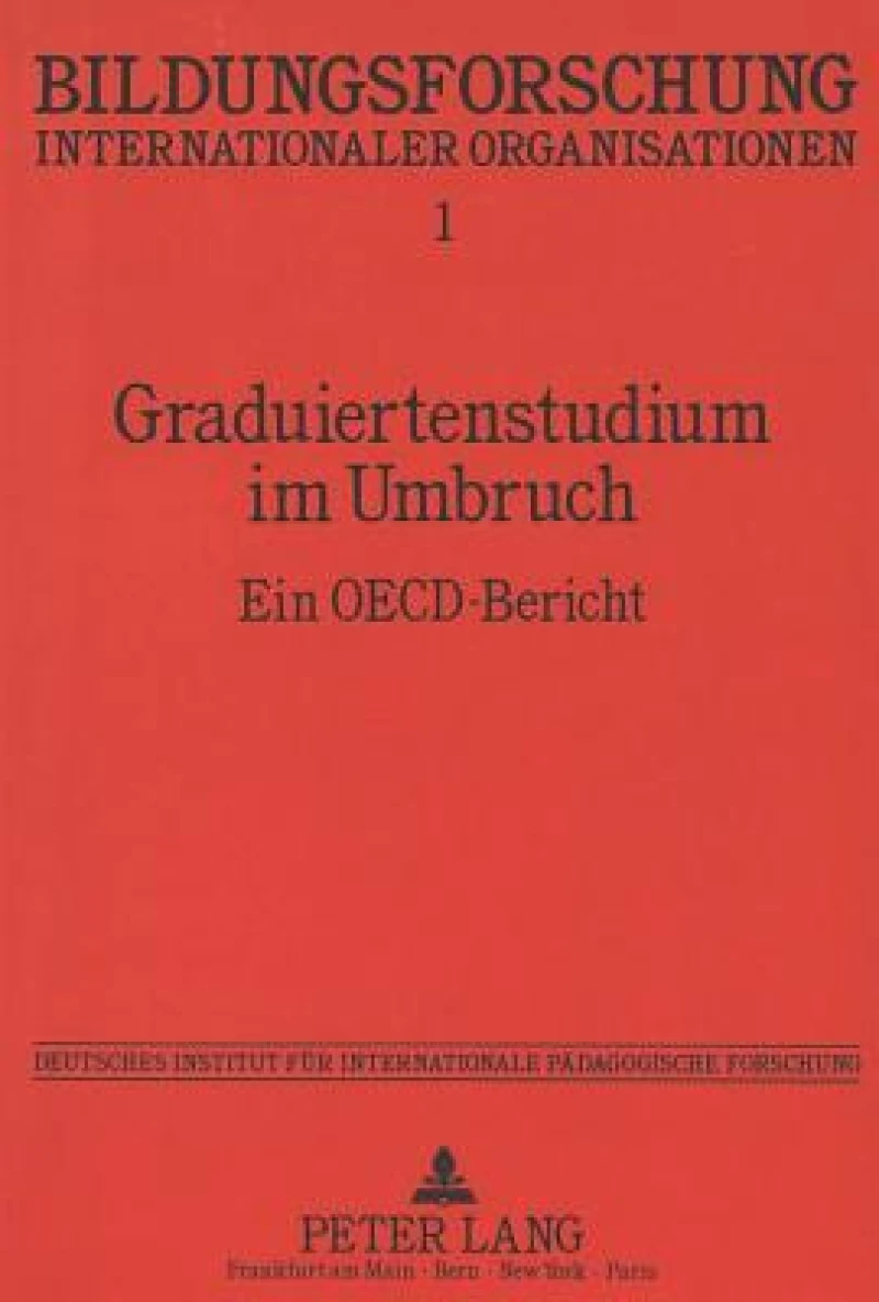 Graduiertenstudium Im Umbruch