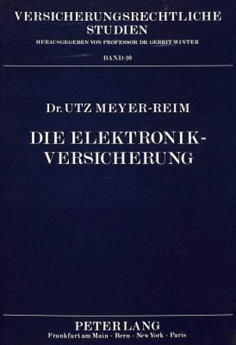 Die Elektronik-Versicherung